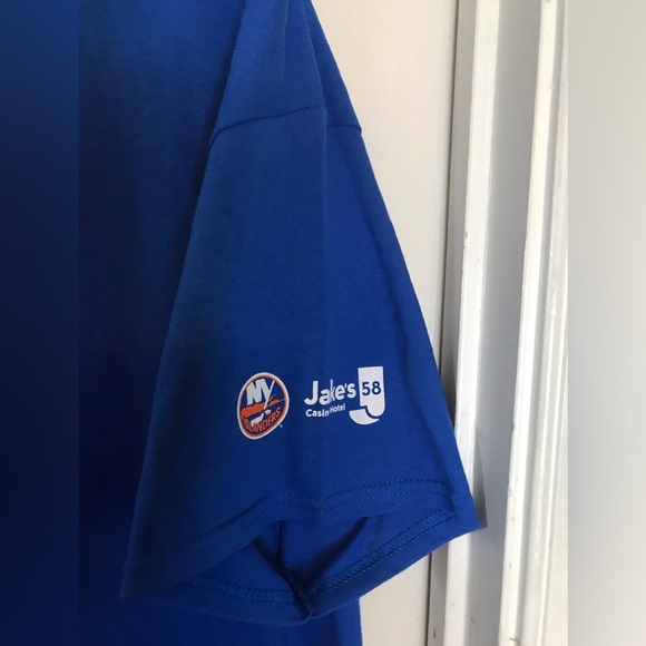 NHL ISLANDERS COTTON BLUE CREW NECK "LETS GO ISLANDERS" UBS ARENA - SIZE XL - Picture 4 of 6